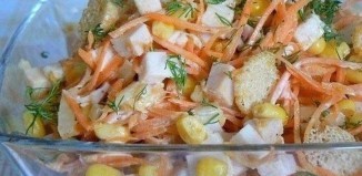5 рецептов. Салат  с кальмарами